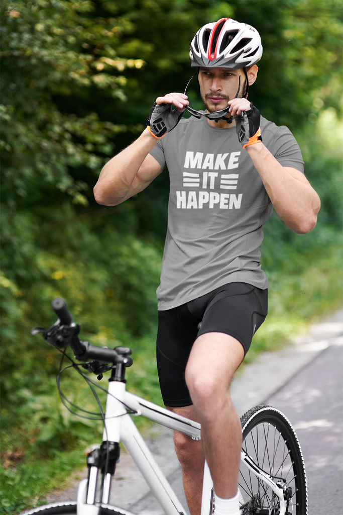 Make it happen Inspirational Tshirt Design - Active Entrepreneur