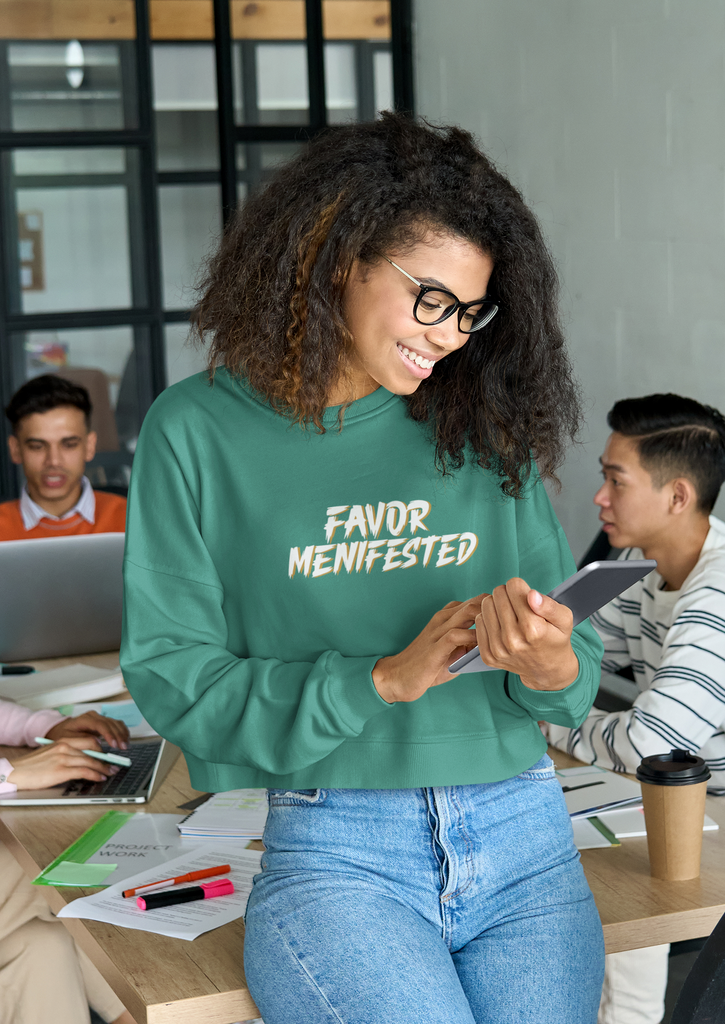 Favor Manifested Sweatshirt Design - Active Entrepreneur